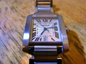 Cartier TANK カルティエ タンクフランセーズ自動巻腕時計 