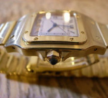 Cartierカルティエサントスクオーツ腕時計オーバーホール